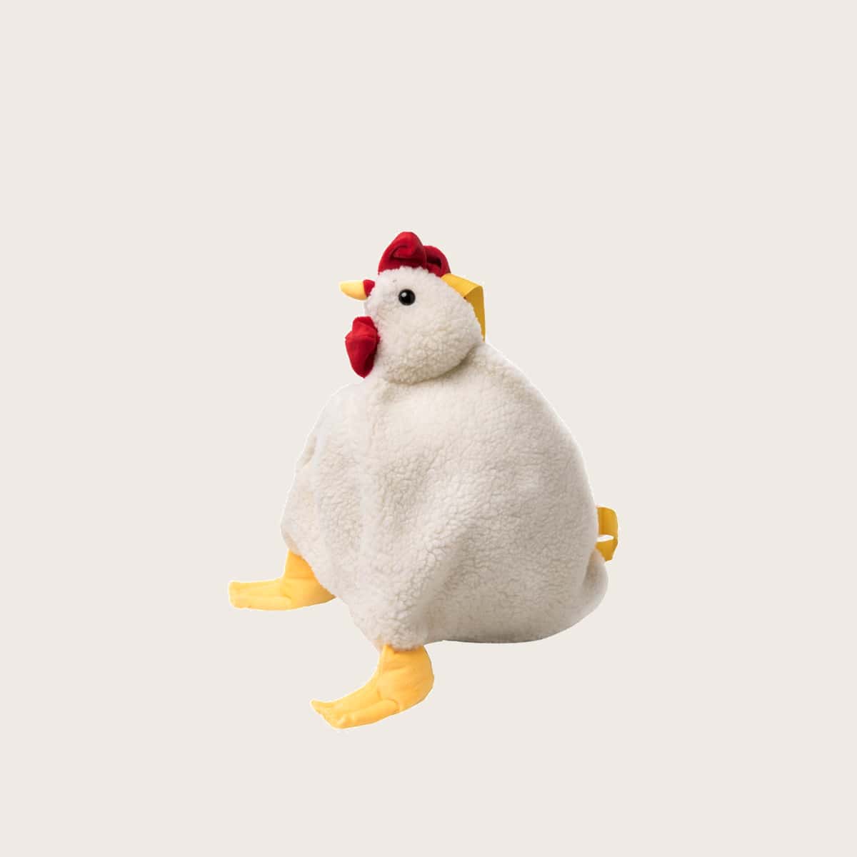 

Cartoon Chicken Crossbody Bag, Beige
