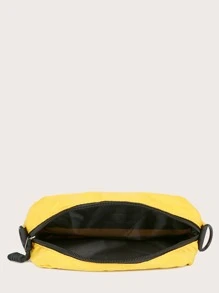 Mini Letter Patch Crossbody Bag - Yellow - View 4