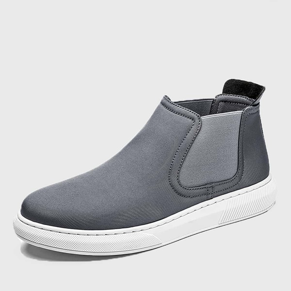 

Men Slip On High Top Sneakers, Grey
