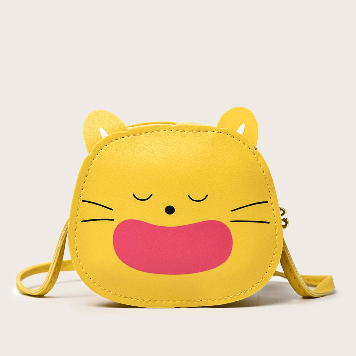 

Cartoon Crossbody Bag, Yellow