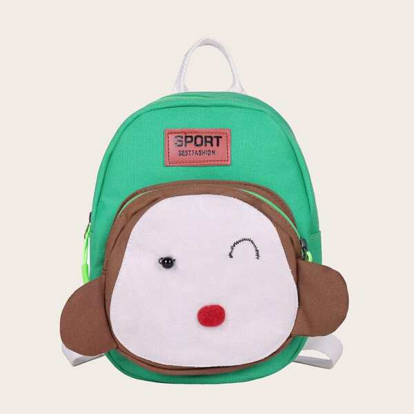 

Kids Cartoon Graphic Backpack, Green