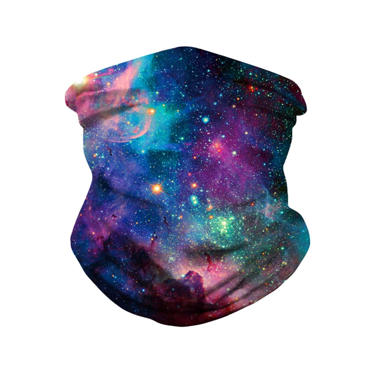 

Galaxy Pattern Sun Protection For The Face, Multicolor