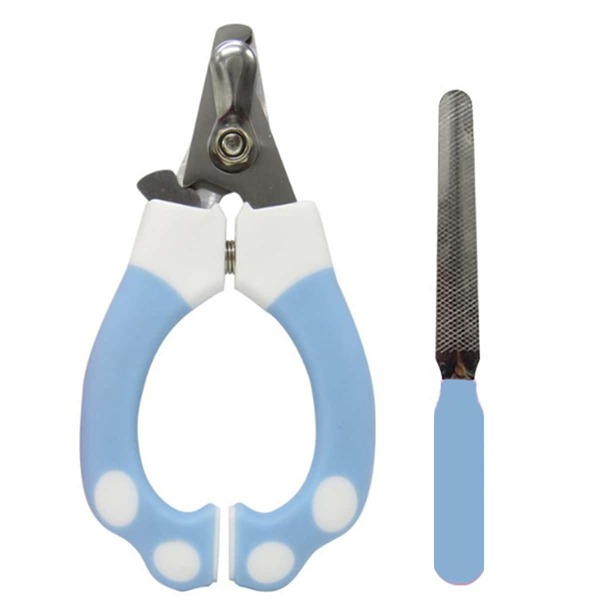

1pc Dog Nail Clipper & 1pc Nail File, Blue