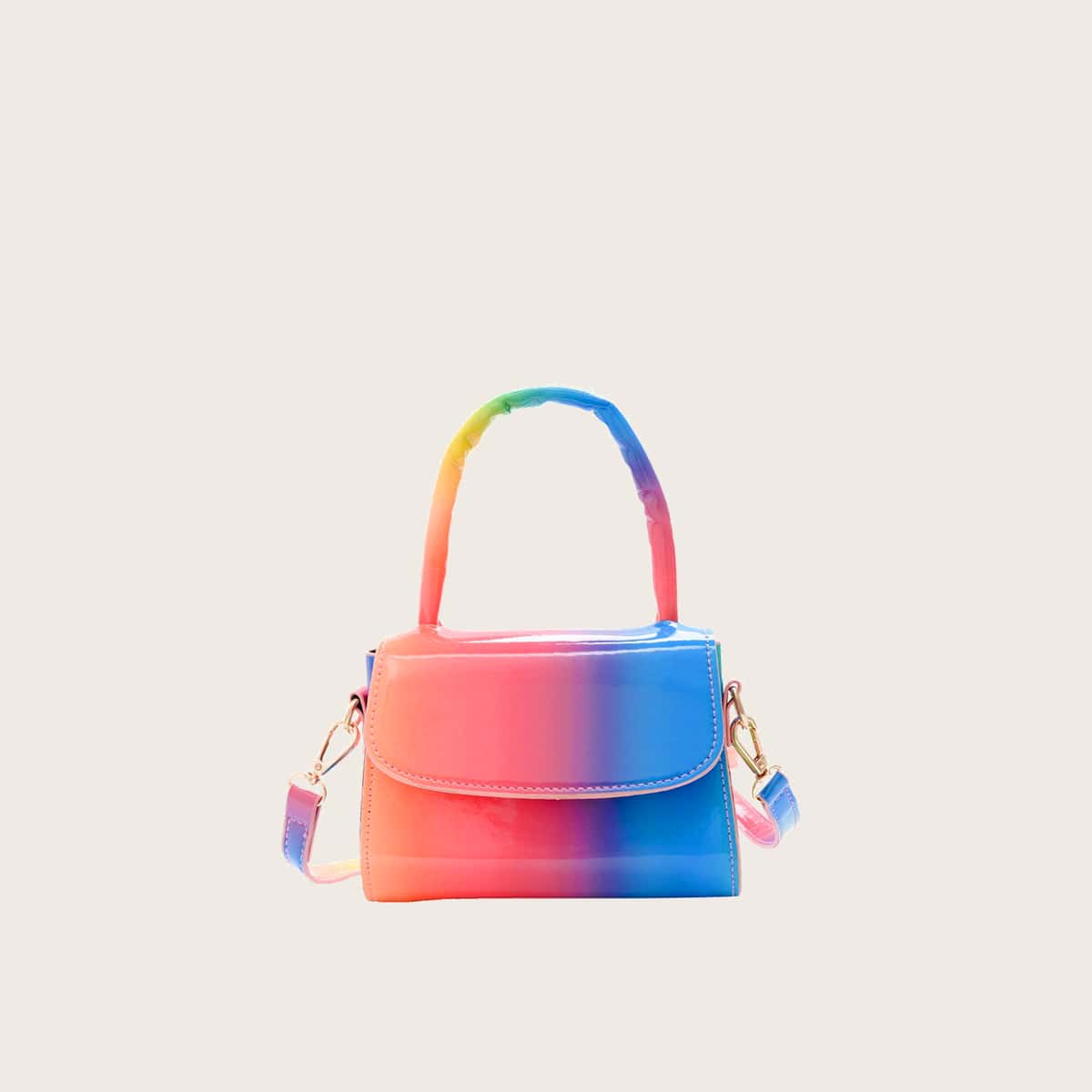 

Random Ombre Satchel Bag, Multicolor