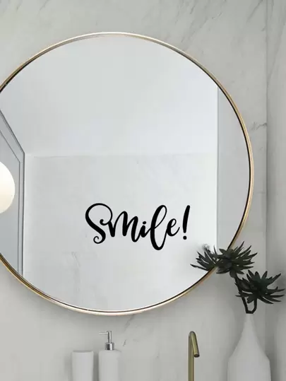 Letter Graphic Wall Sticker, Black Self Adhesive Wall Art Decal For Home Decor, Stickers, Wall Decal, Vinyl Decal For Home Decorations, Spring Decoration Items Refresh Your Home, Festival Decoration Stickers Gifts Birthday Graduation