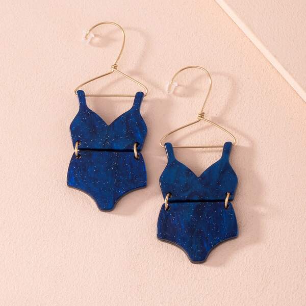 

Bikini Charm Drop Earrings, Blue