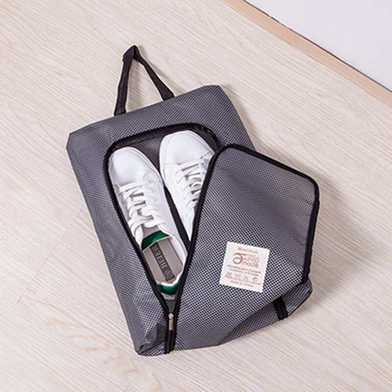 

1pc Portable Shoe Storage Bag, Grey