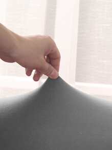 1pc Plain Sofa Seat Cushion Cover Without Filler - Dark Grey - View 6