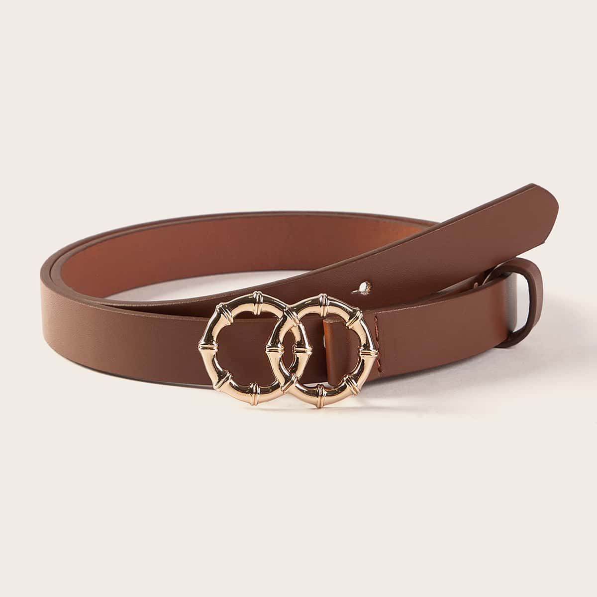 

2pcs Double Ring Decor Belt, Multicolor