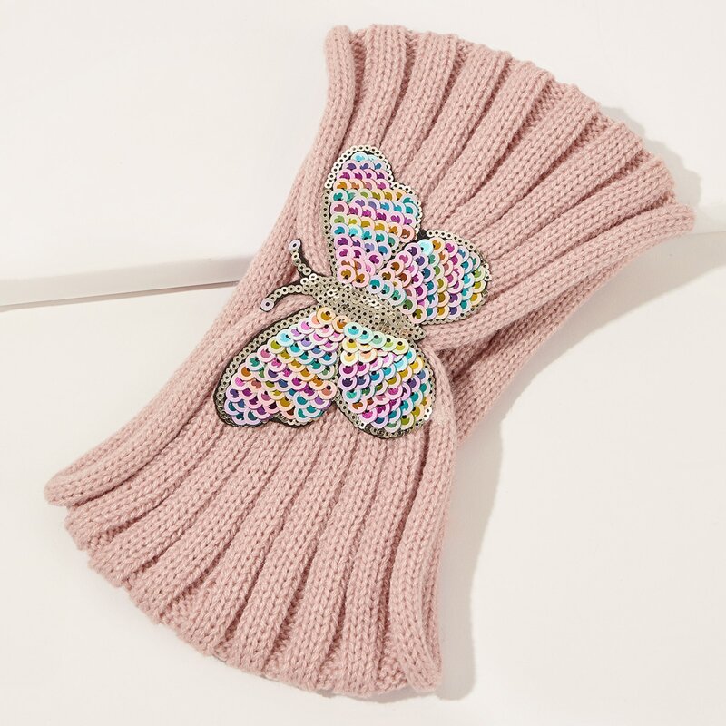 

Sequins Butterfly Decor Headband, Pink