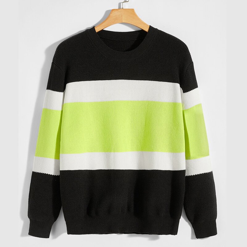 

Guys Colorblock Sweater, Multicolor