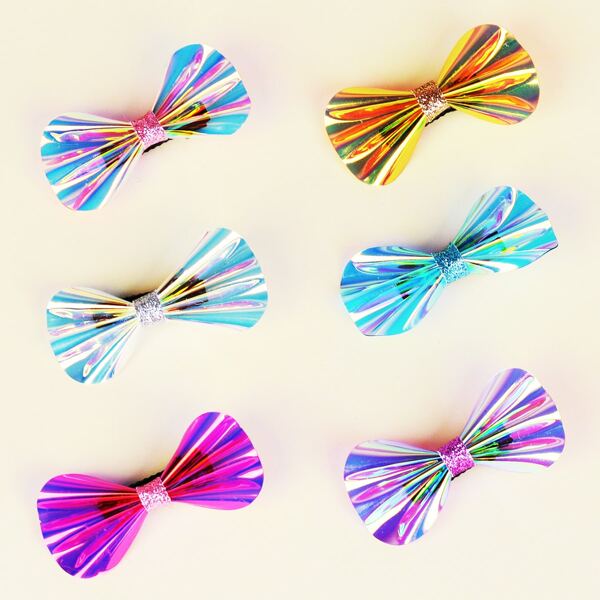 

6pcs Toddler Girls Bow Hair Clip, Multicolor