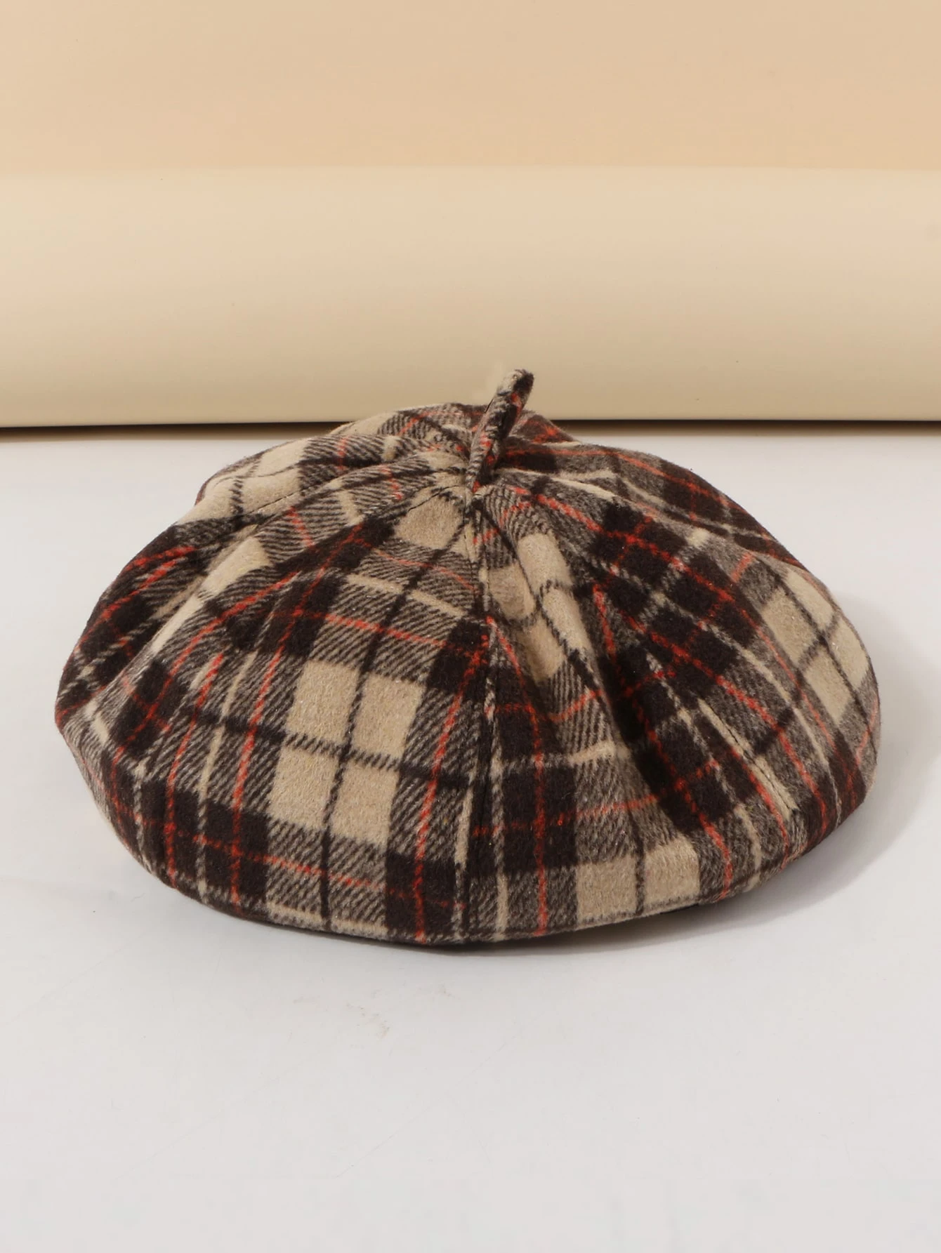 Beret plaid Clearance