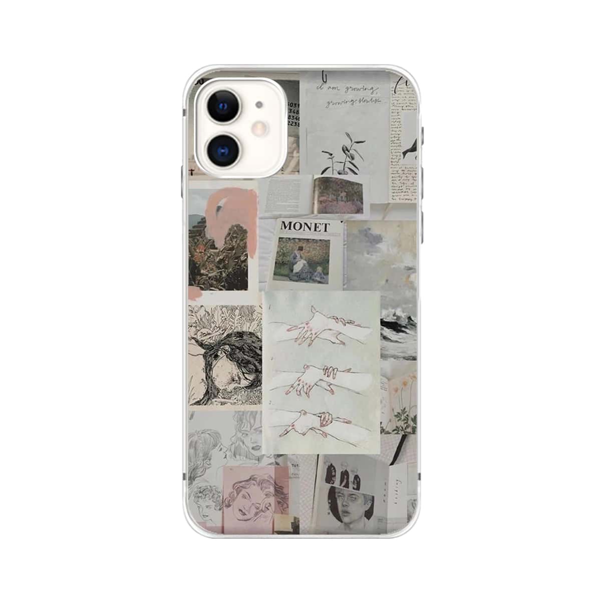 

Figure & Gesture Collage iPhone Case, Multicolor
