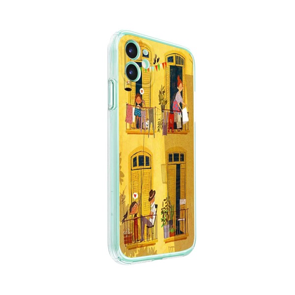 

Cartoon Graphic iPhone Case, Multicolor