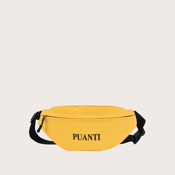

Kids Letter Graphic Fanny Pack, Yellow