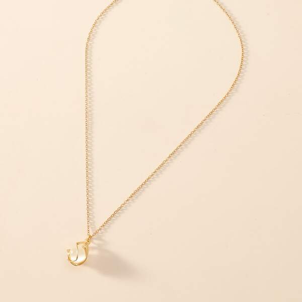 

Crystal Decor Necklace, White