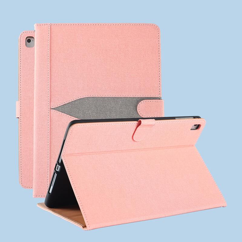 

1pc Minimalist iPad Case With 1pc Lanyard, Pink