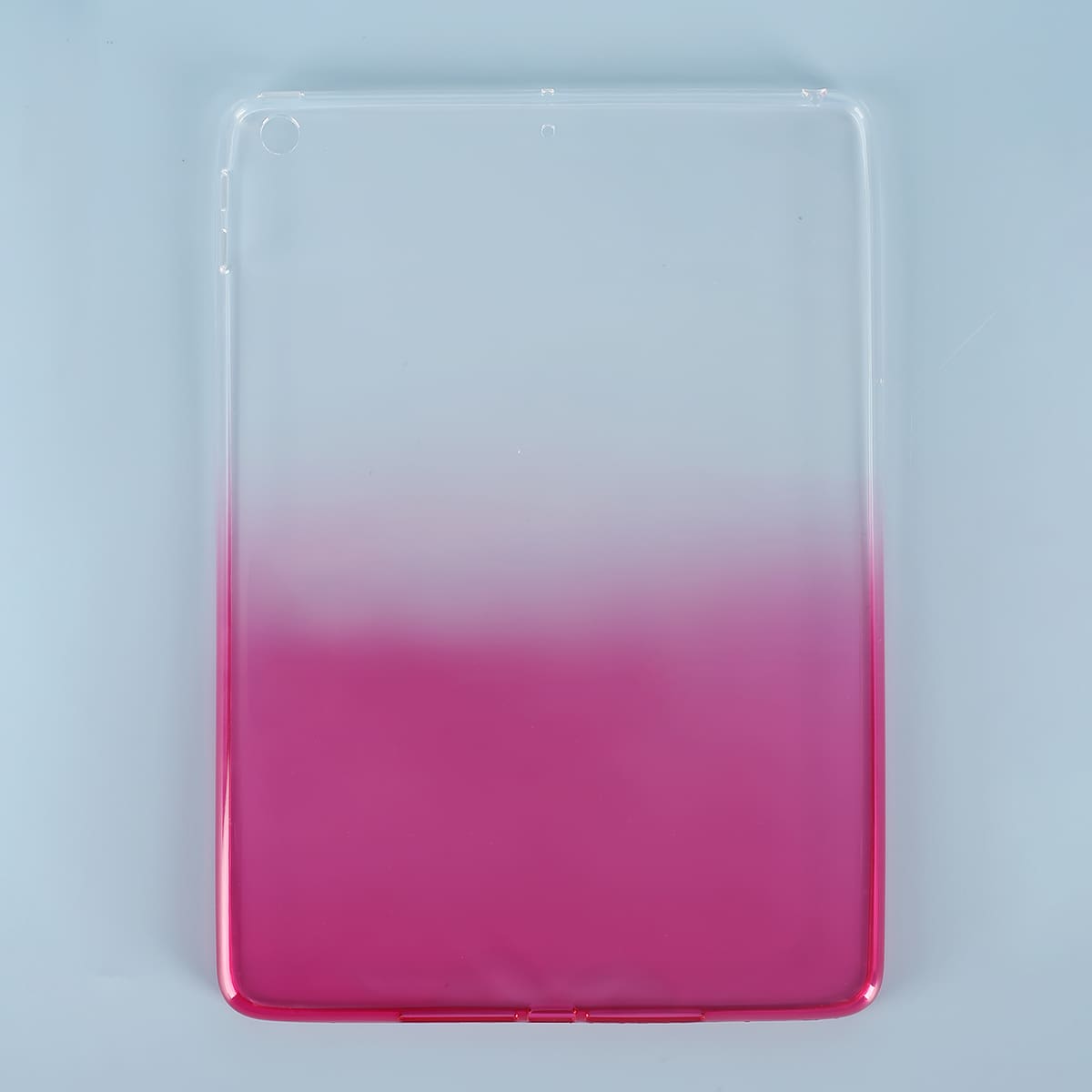 

1pc Ombre iPad Case, Hot pink