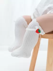 Calcetines De Bebe Con Fresa Moda De Mujer Shein Mexico
