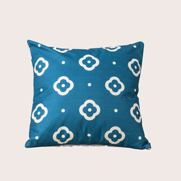 

Flower Pattern Cushion Cover Without Filler, Multicolor