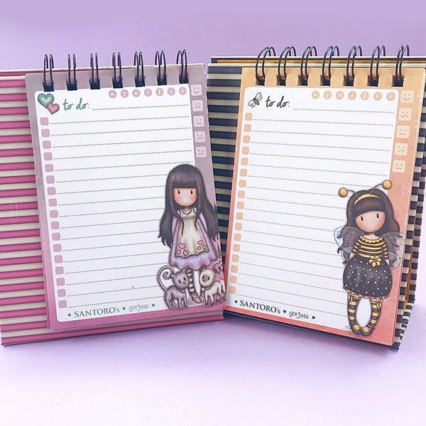 

2pcs Cartoon Graphic Random Spiral Notebook, Multicolor