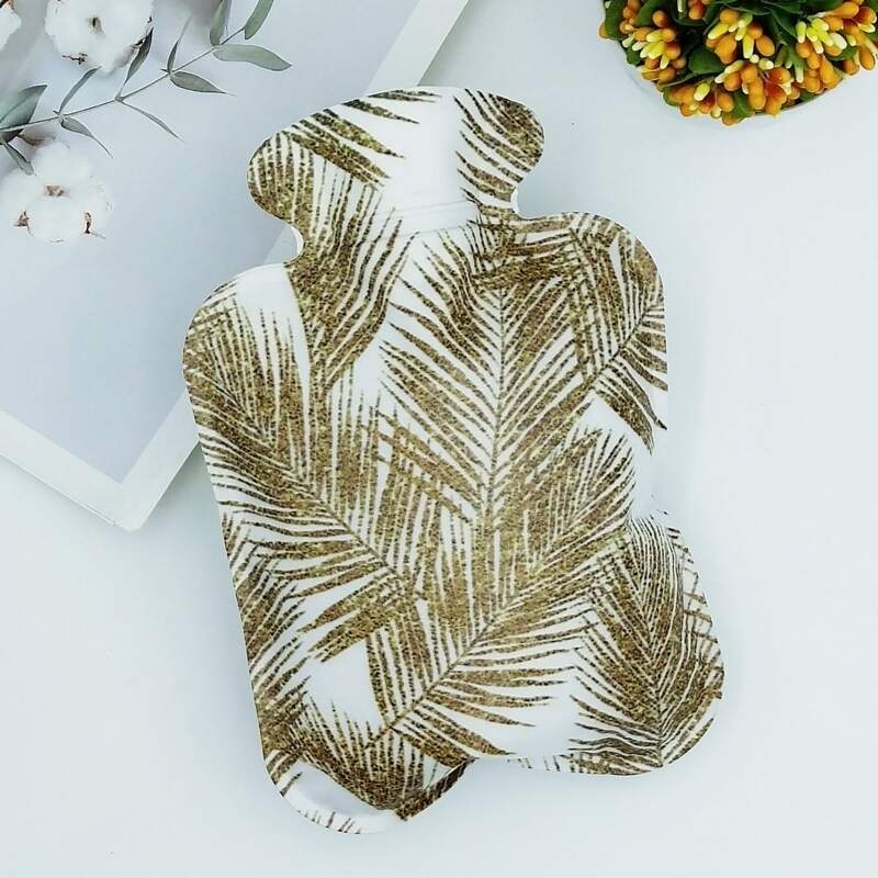 

Leaf Print Hot Water Bag, Multicolor