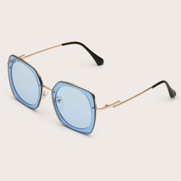 

Metal Frame Sunglasses, Blue