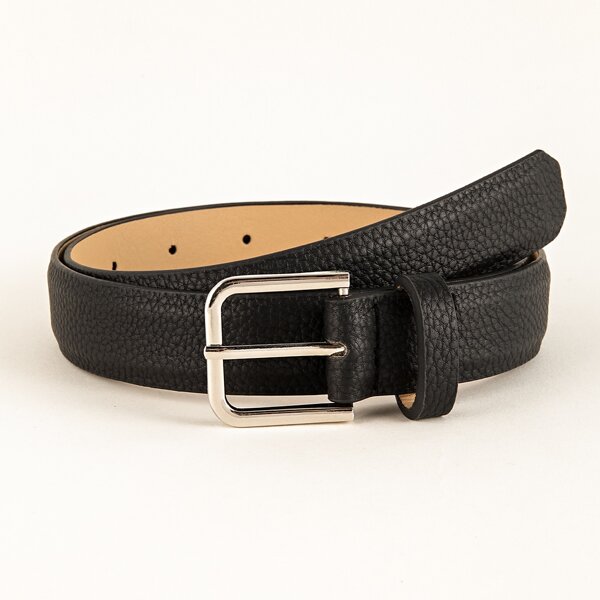 

Square Buckle Belt, Black