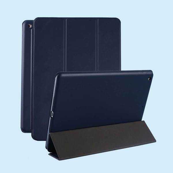

1pc Solid iPad Case, Blue