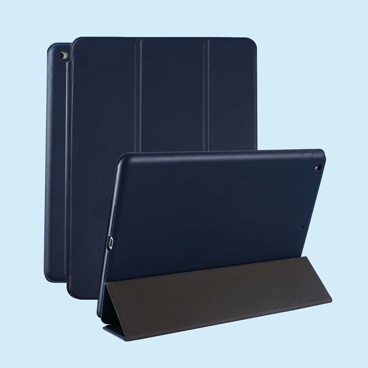 

1pc Solid iPad Case, Blue