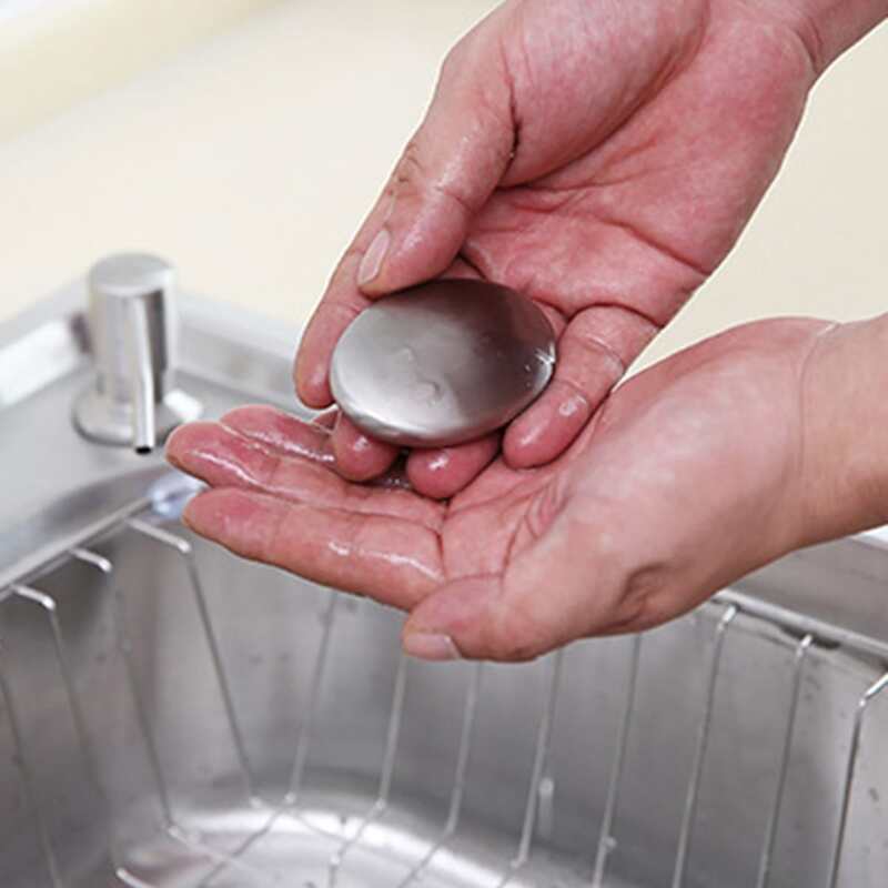 

Stainless Steel Cleaning Soap, Silver