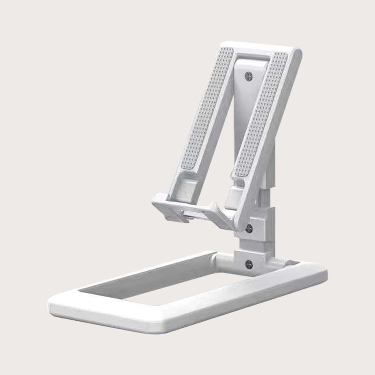 

1pc Desktop Foldable Phone Holder, White