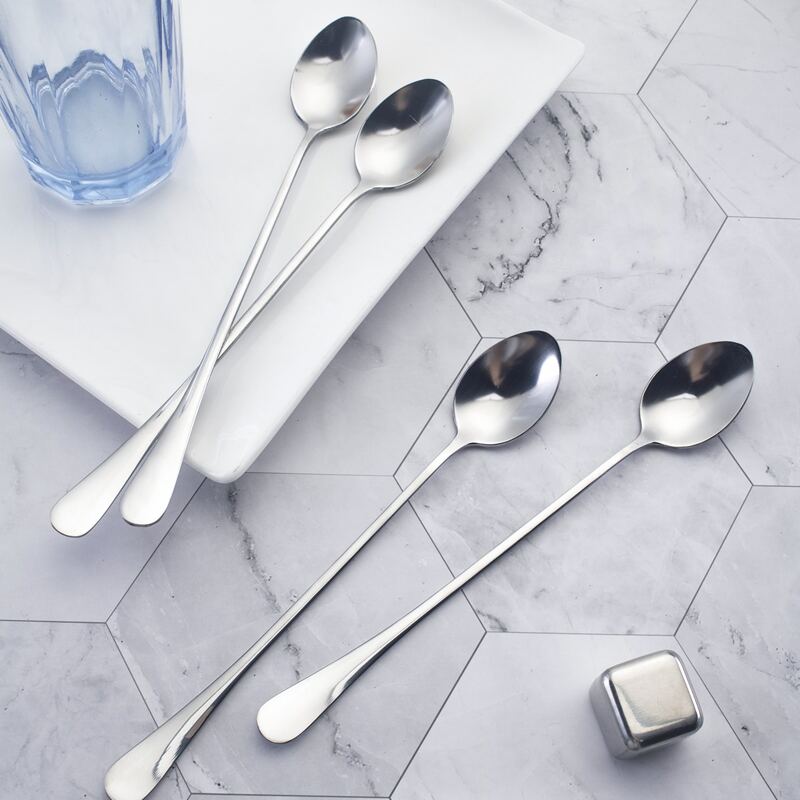 

4pcs Stainless Steel Spoon, Silver
