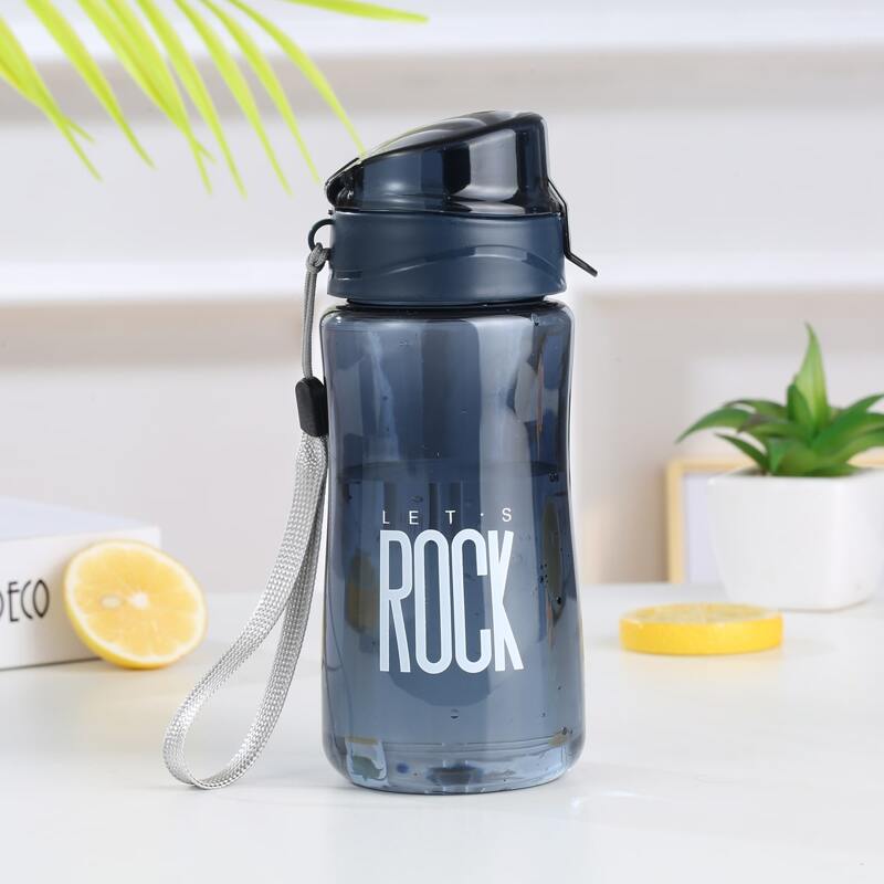 

1pc Letter Graphic Mini Water Bottle, Blue