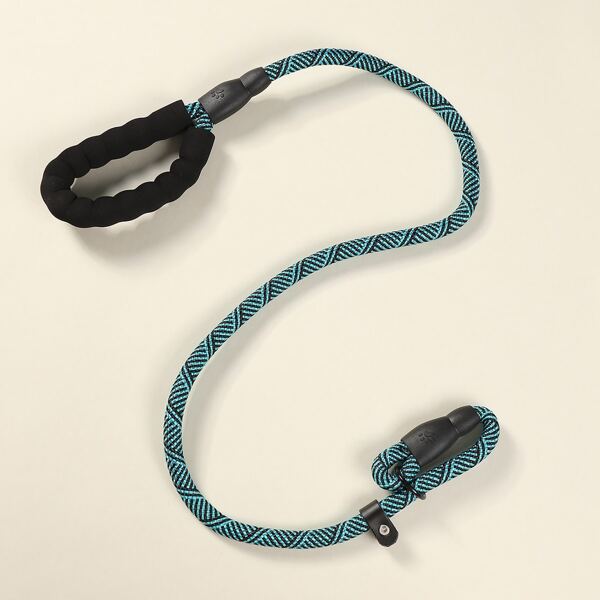 

1pc Two Tone Dog Leash, Blue