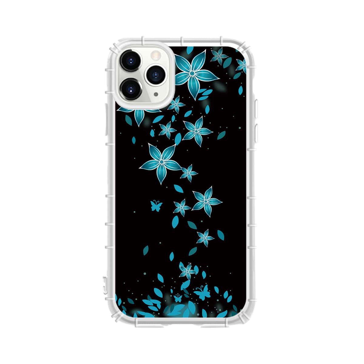 

1pc Flower Print iPhone Case, Multicolor