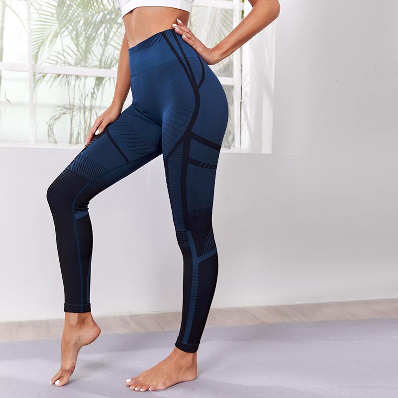 

Cut And Sew Sports Leggings, Navy blue