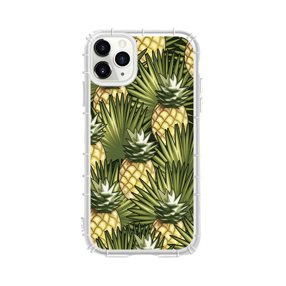 

1pc Pineapple Print iPhone Case, Multicolor
