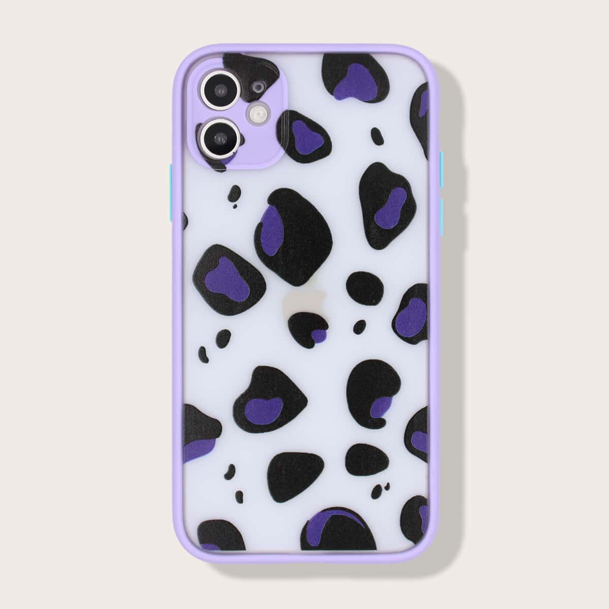 

1pc Spot Pattern iPhone Case, Multicolor