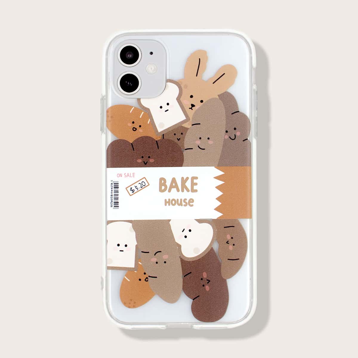 

1pc Cartoon Graphic iPhone Case, Multicolor