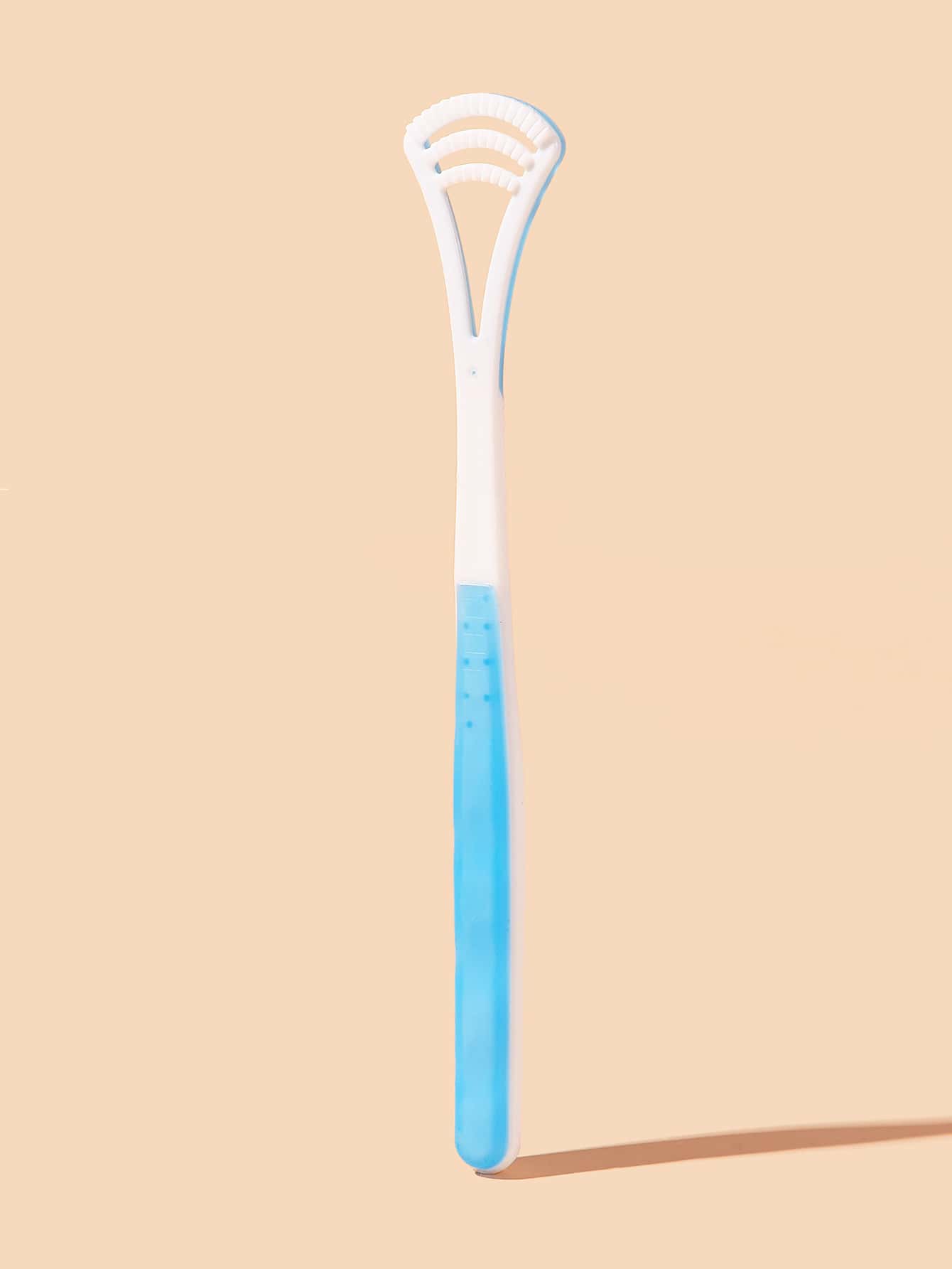 cleanpik Limpiador de raspador de lengua de 1 pieza, limpiador de lengua para adultos, raspador de lengua para combatir el mal aliento y la halitosis, eliminador de olores de boca - Azul - Ver 1