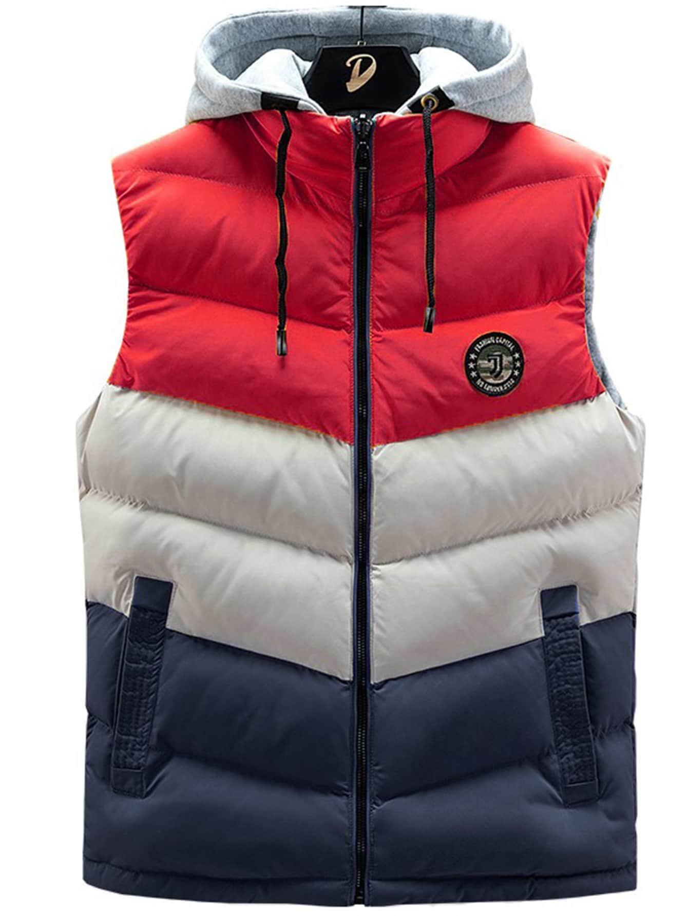 Doudoune sans manche couleur Clearance