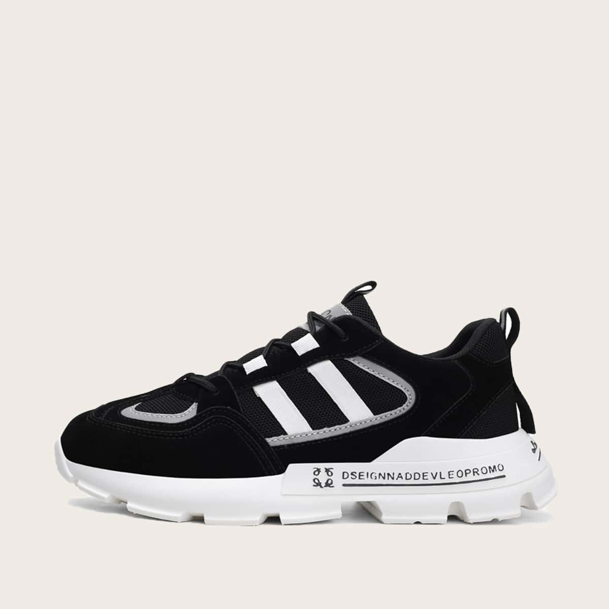 

Guys Lace-up Front Wide Fit Sneakers, Black