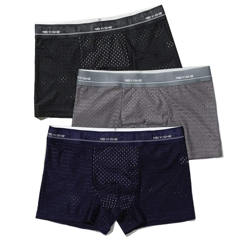 

Guys 3pcs Letter Graphic Boxer Brief, Multicolor