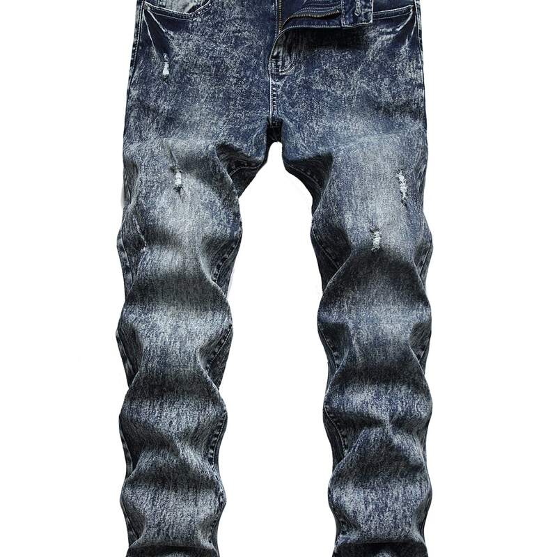 

Guys Ripped Flakes Jeans, Medium wash