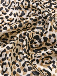 1 chiếc khăn quàng vuông họa tiết da báo sành điệu - Nhiều màu - Xem 3