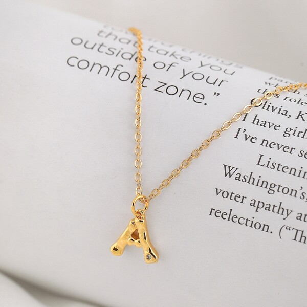 

A Charm Rolo Chain Necklace, Gold