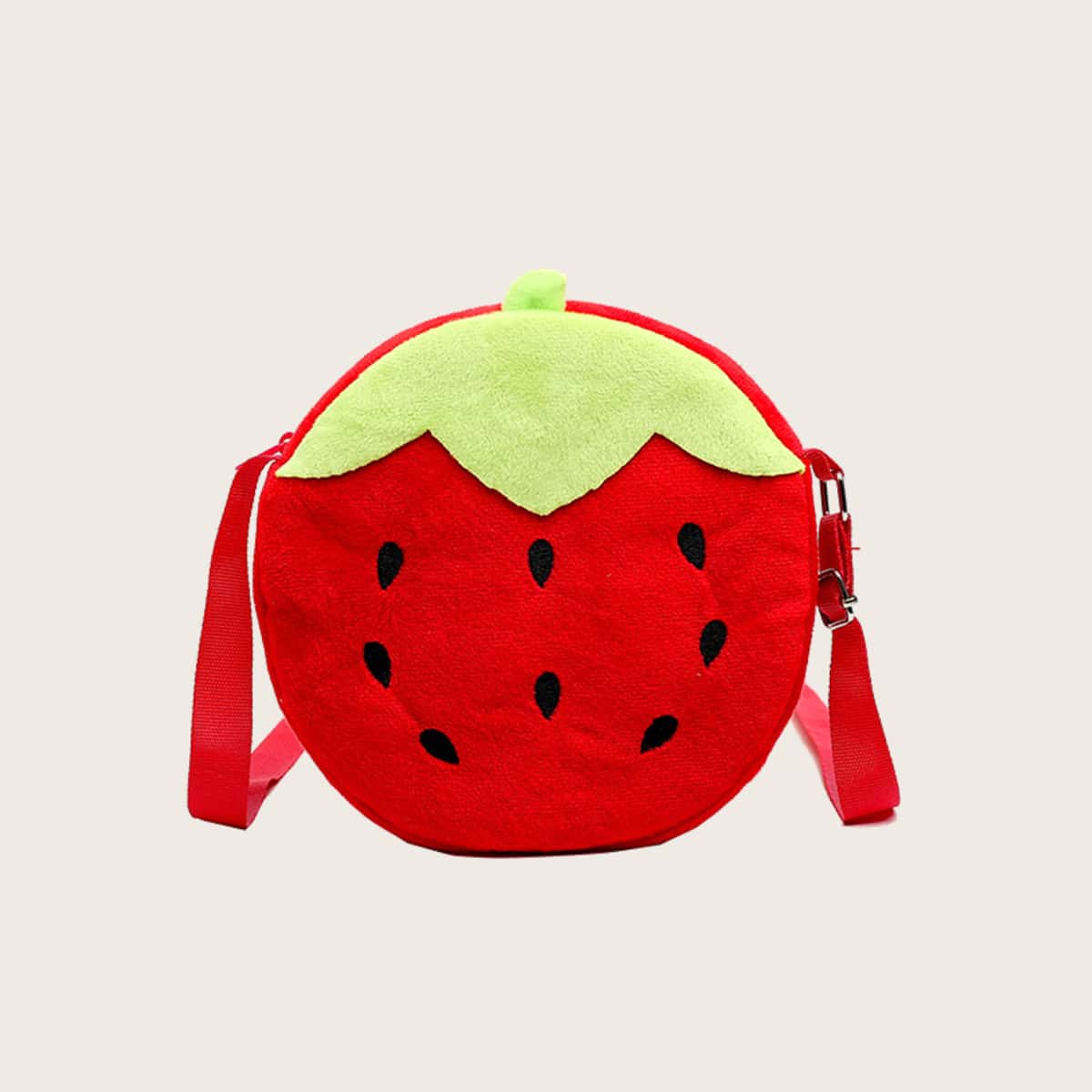 

Strawberry Shaped Crossbody Bag, Red