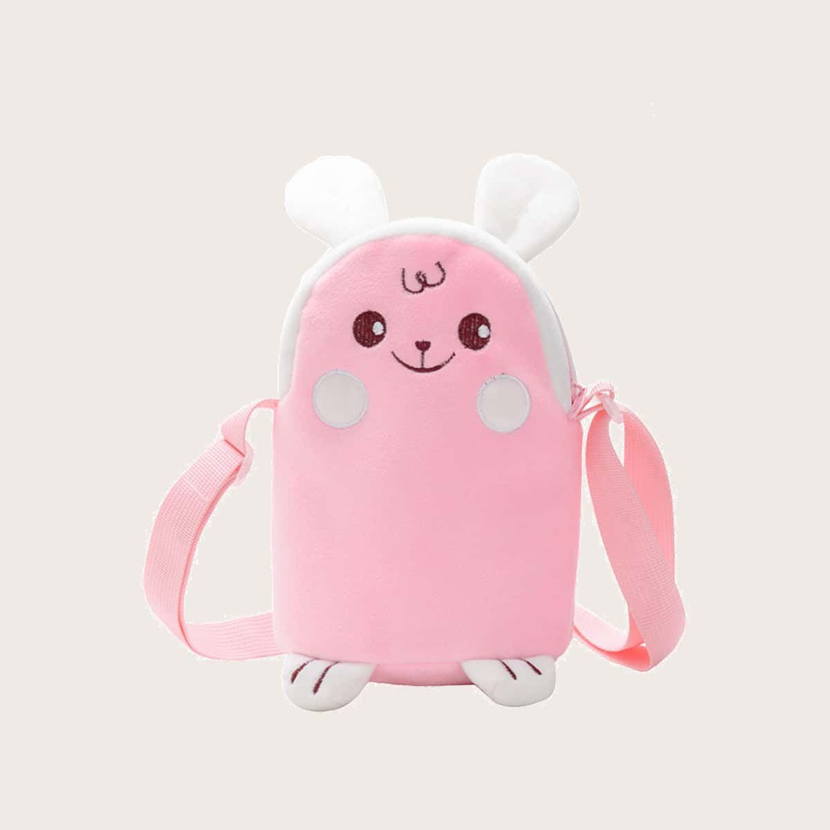 

Cartoon Shaped Crossbody Bag, Baby pink